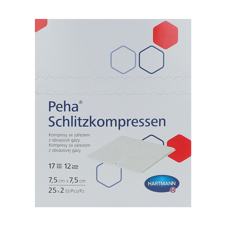 Peha Schlitzkompressen, steril