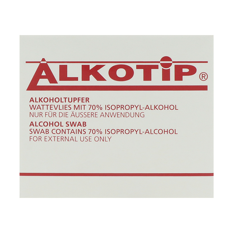 Diaprax Alkotip Standard Alkoholtupfer 65x30mm, 100 Stück
