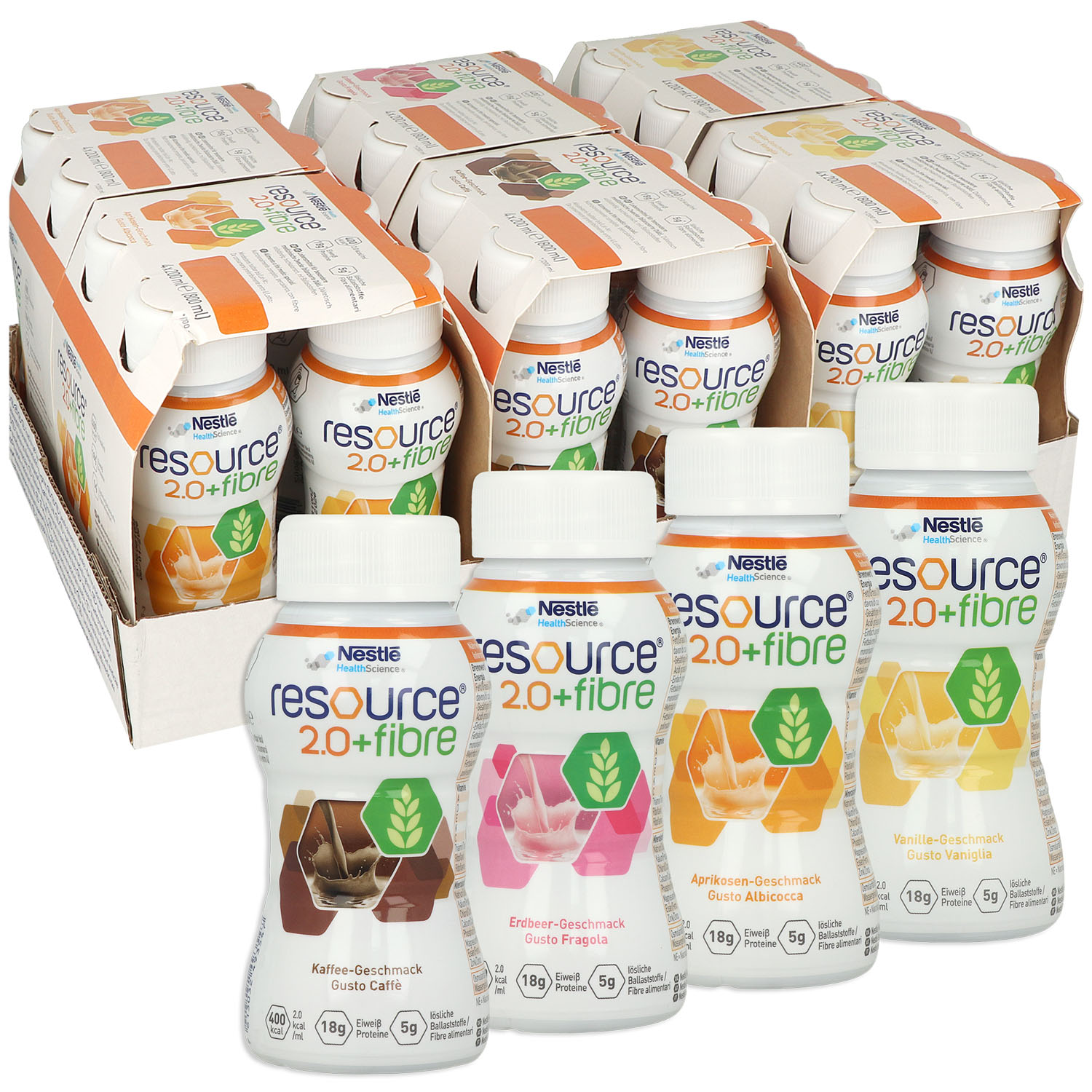 resource 2.0 fibre Trinknahrung 6 x 4 x 200 ml
