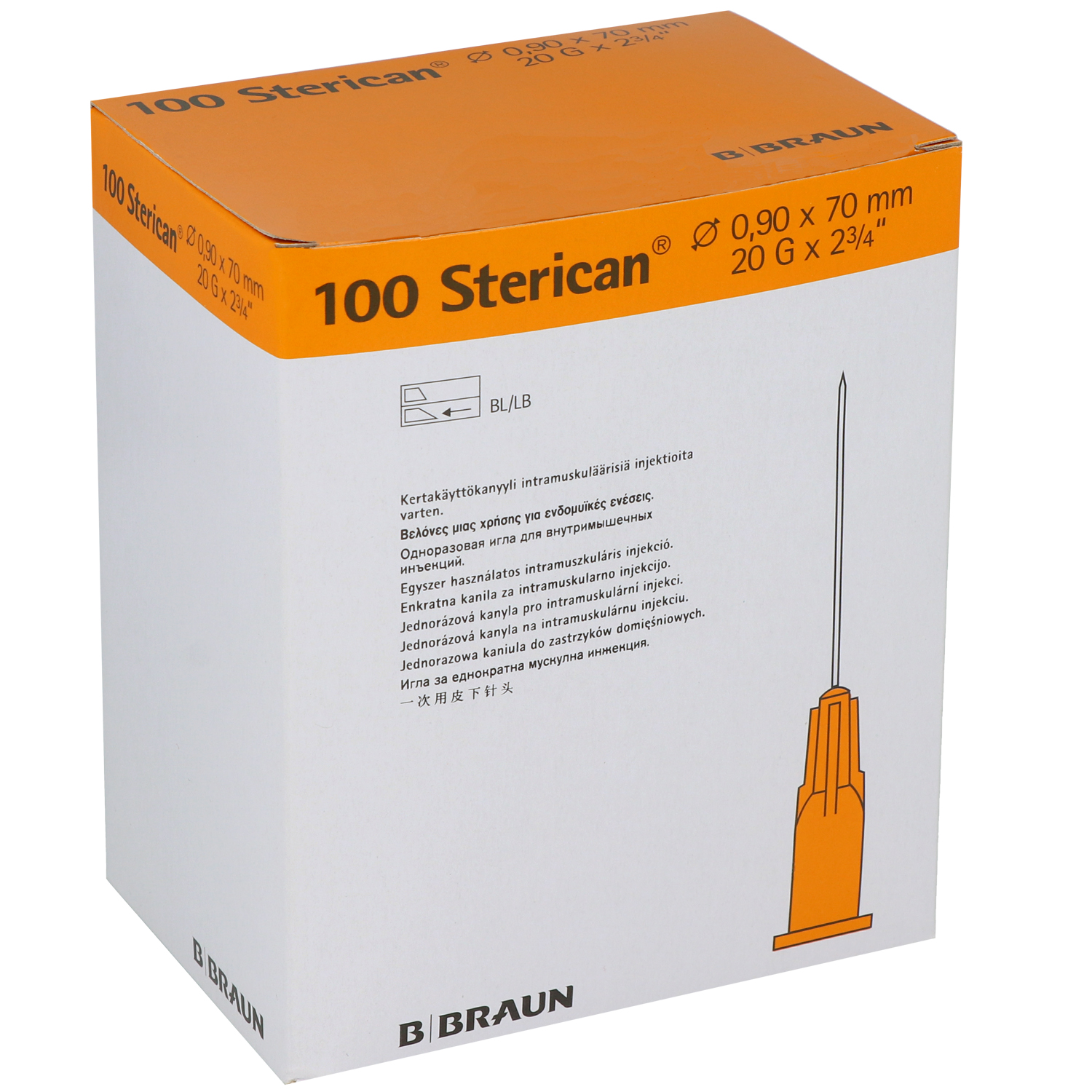 STERICAN Einmal-Kanülen in Sondergrößen