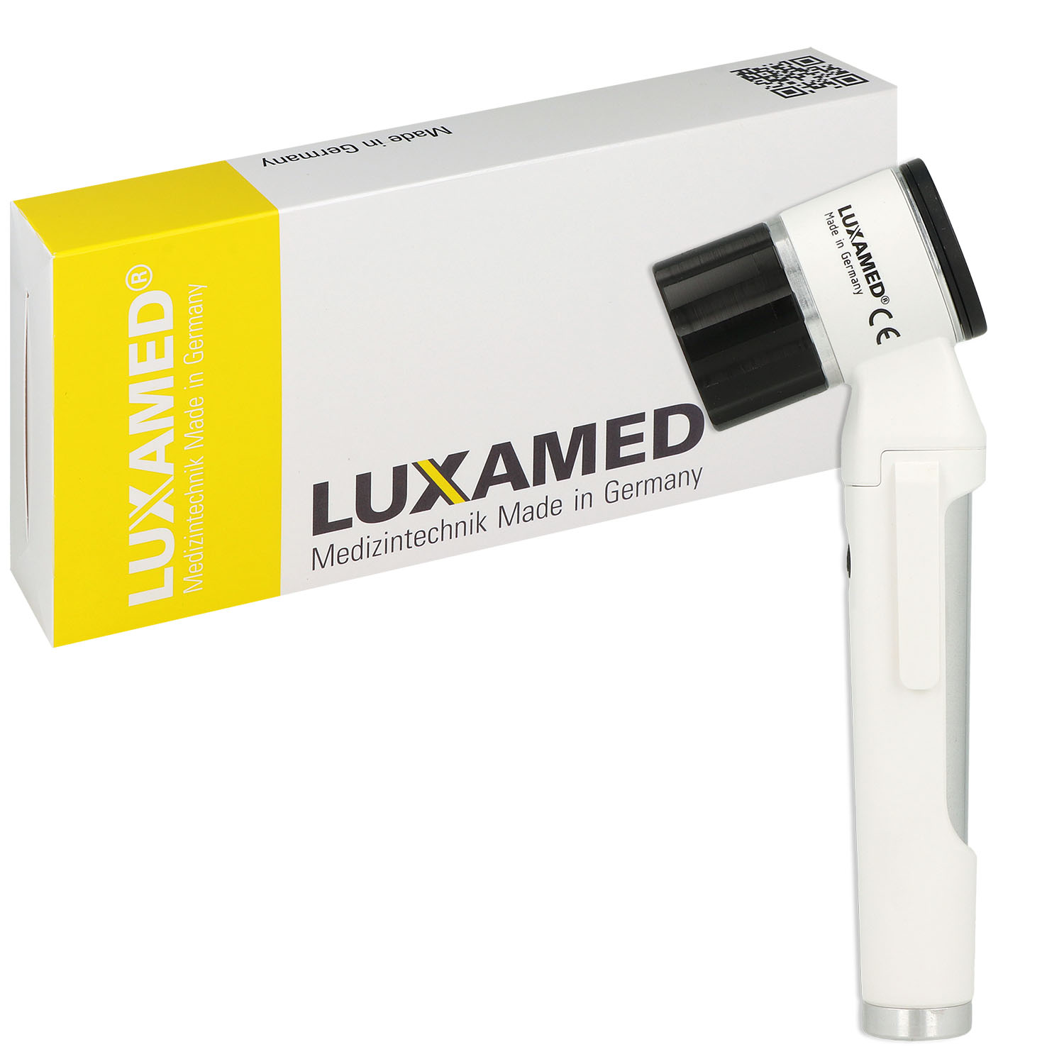 LuxaScope Dermatoskop CCT LED 2.5 V Kontaktscheibe ohne Skalierung weiß