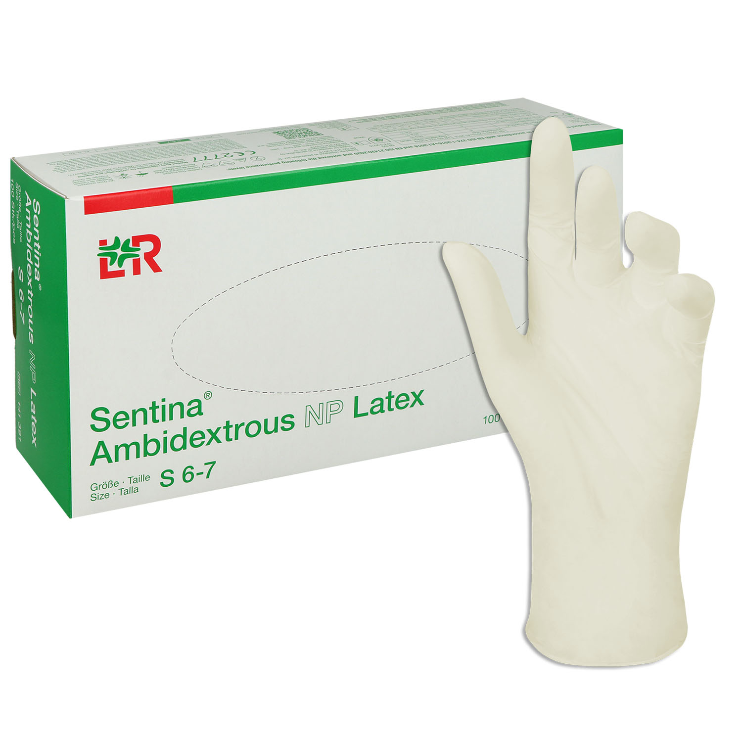 Sentina Ambidextrous Latex - Untersuchungshandschuhe
