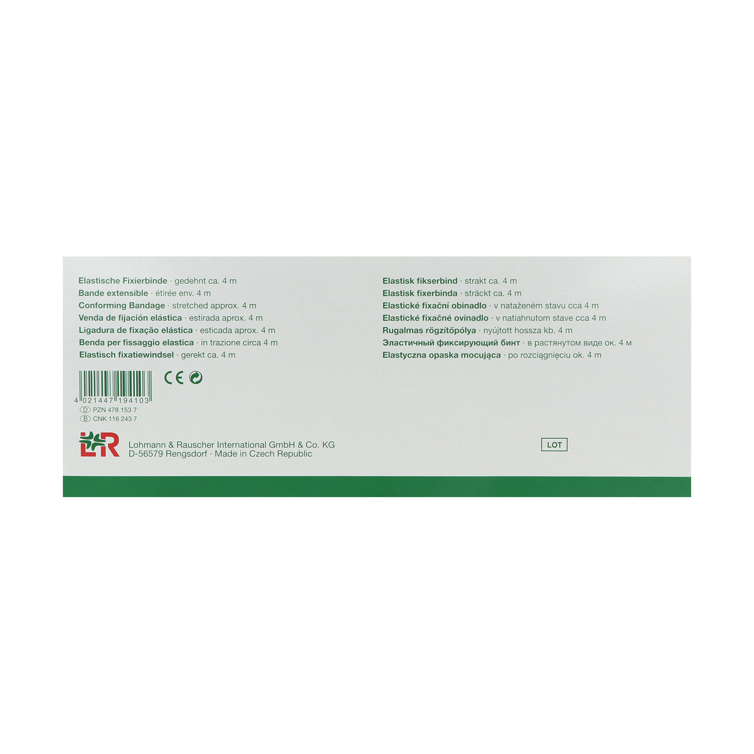 Mollelast Fixierbinden