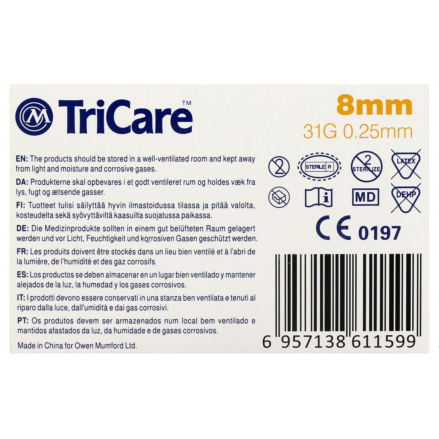 TRICARE Pen-Nadeln