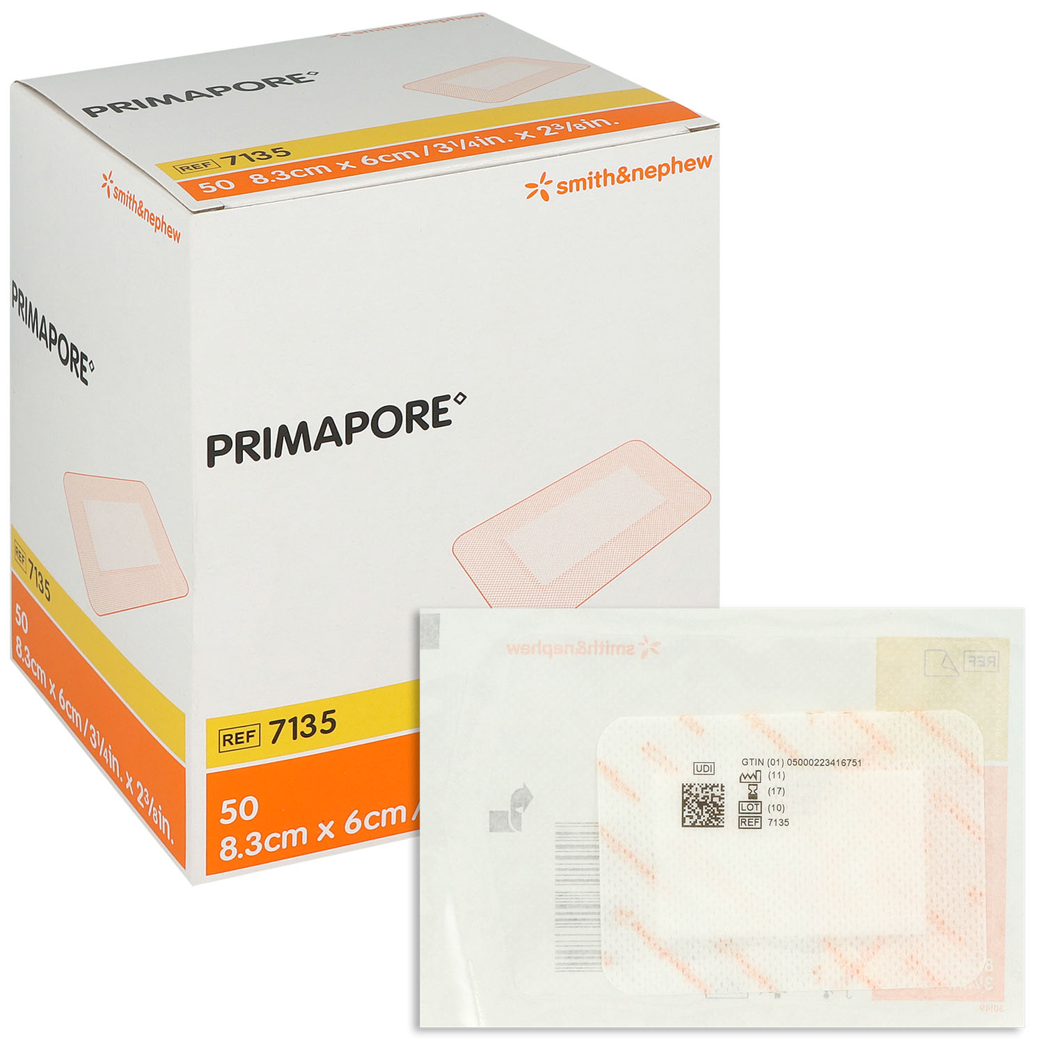 Primapore Wundverband steril 6 x 8.3 cm - 50 St.