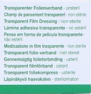 Suprasorb F Folien-Wundverband