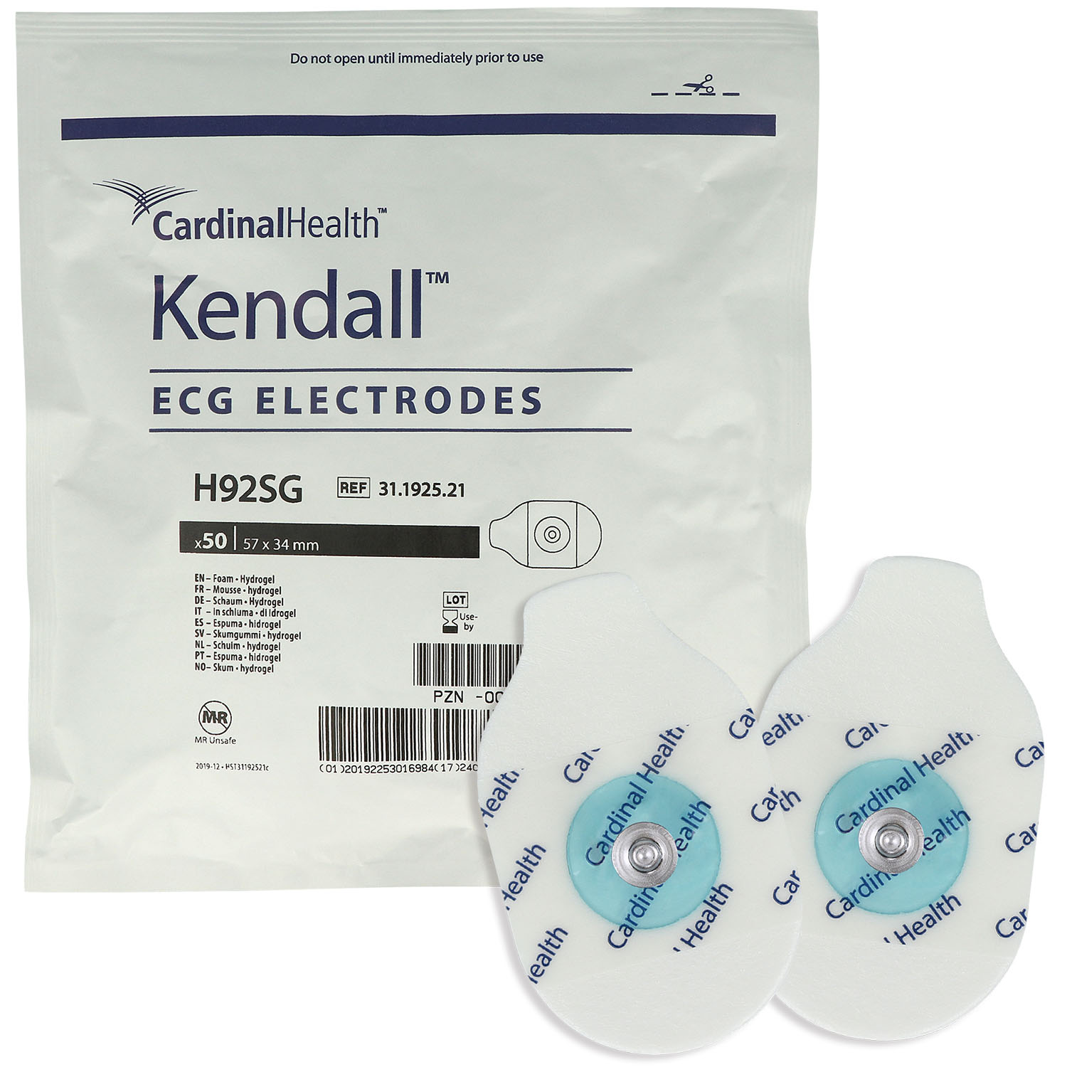 Arbo Einmal-Elektroden H92SG mit Hydrogel u. Ag/AgCI-Sensor  m. Druckknopf