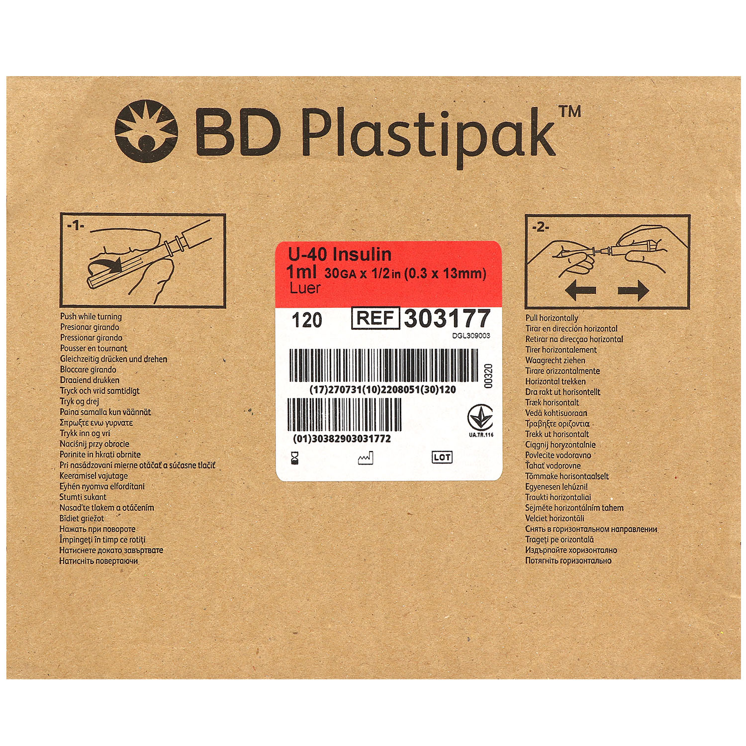 BD Plastipak Insulinspritzen