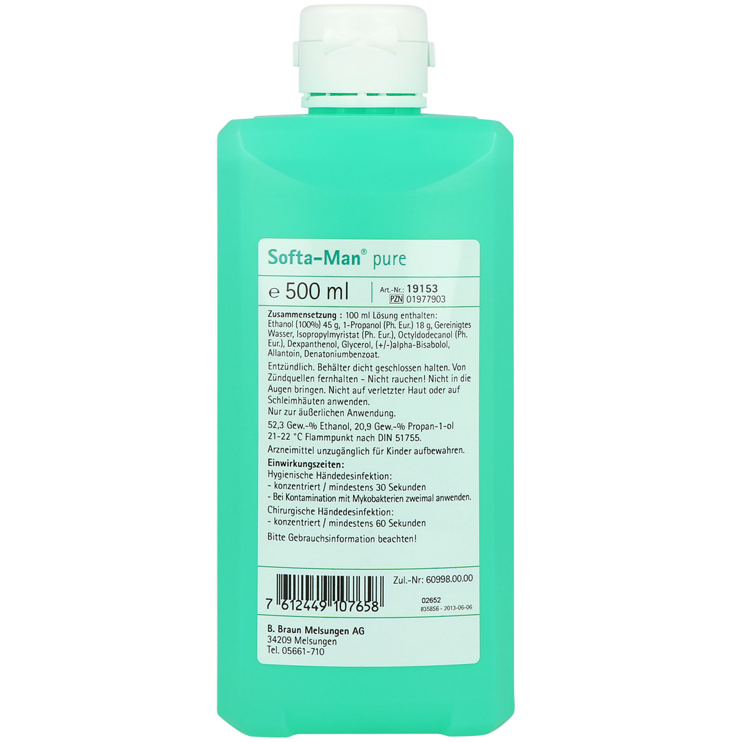 SOFTA MAN pure Händedesinfektionsmittel