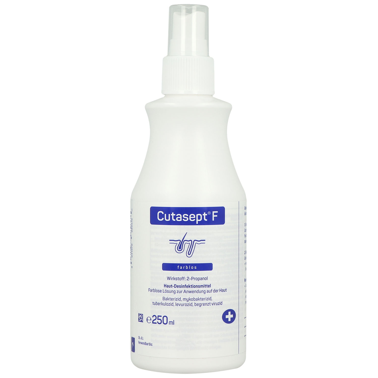 Cutasept F Hautdesinfektion, farblos 250 ml - Sprühflasche