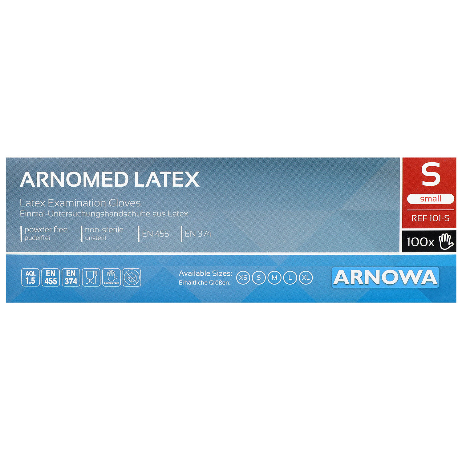Arnomed Latex-Untersuchungshandschuhe, unsteril