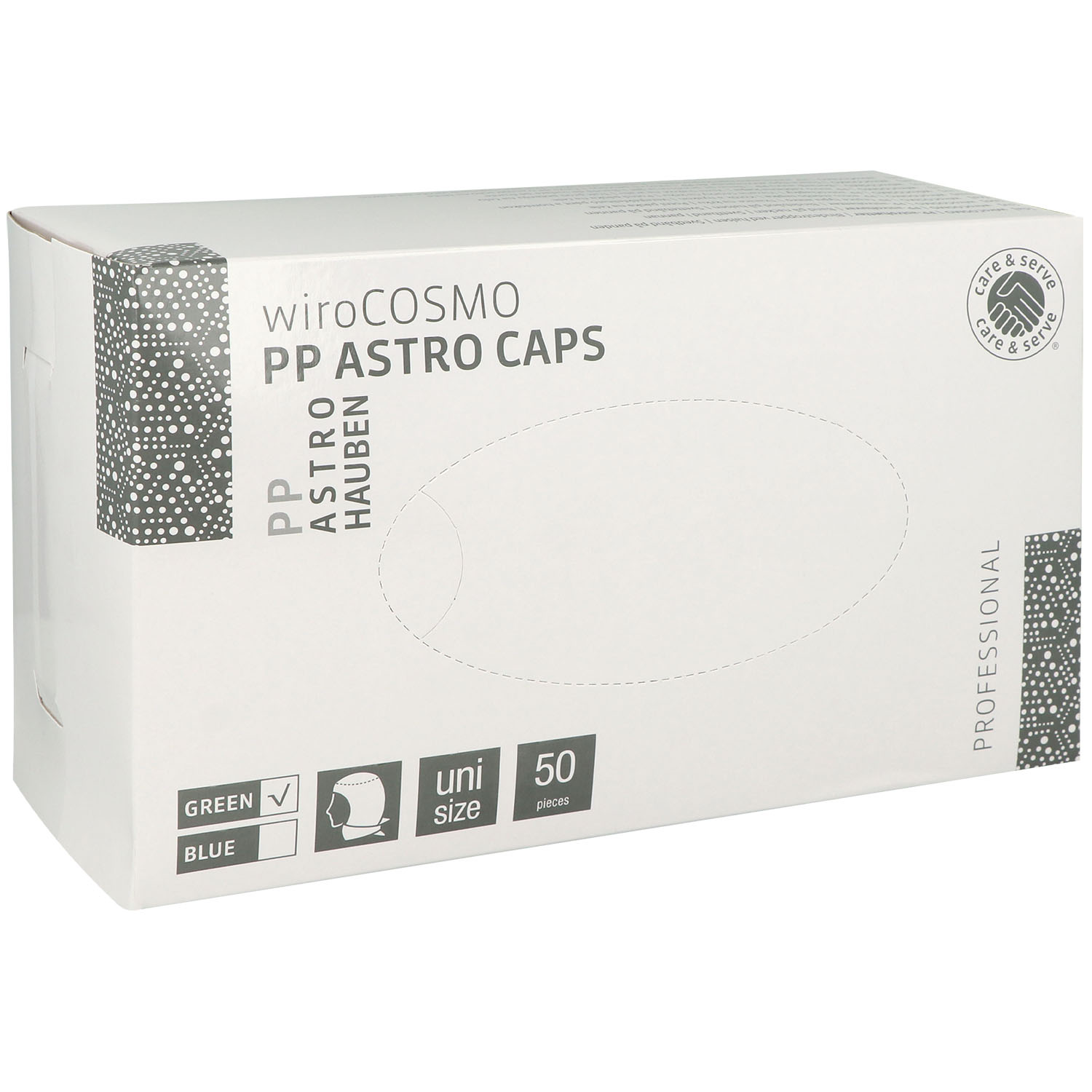 OP-Vlieshauben Typ Astro - 50 Stück