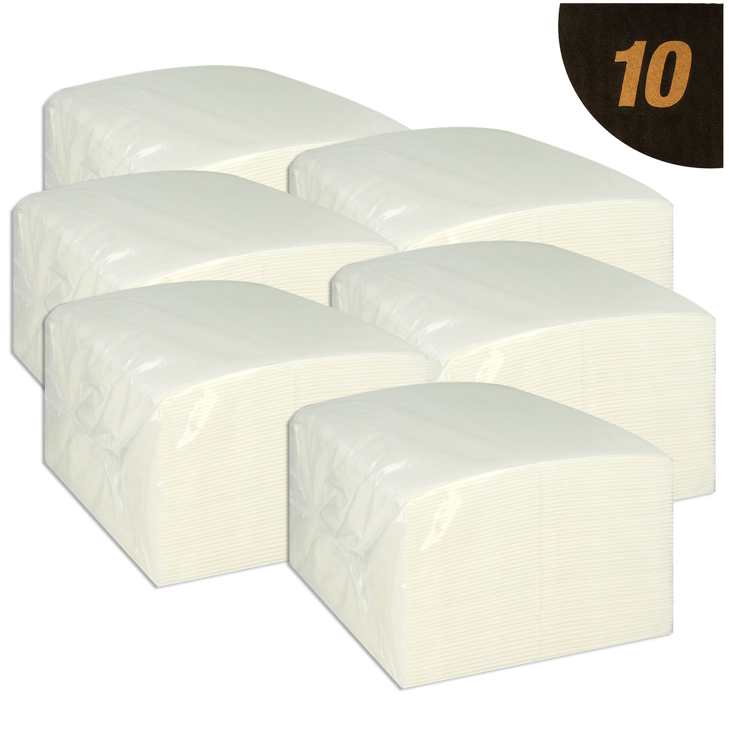 Wipex Airlaid Mars Vliestücher, weiß