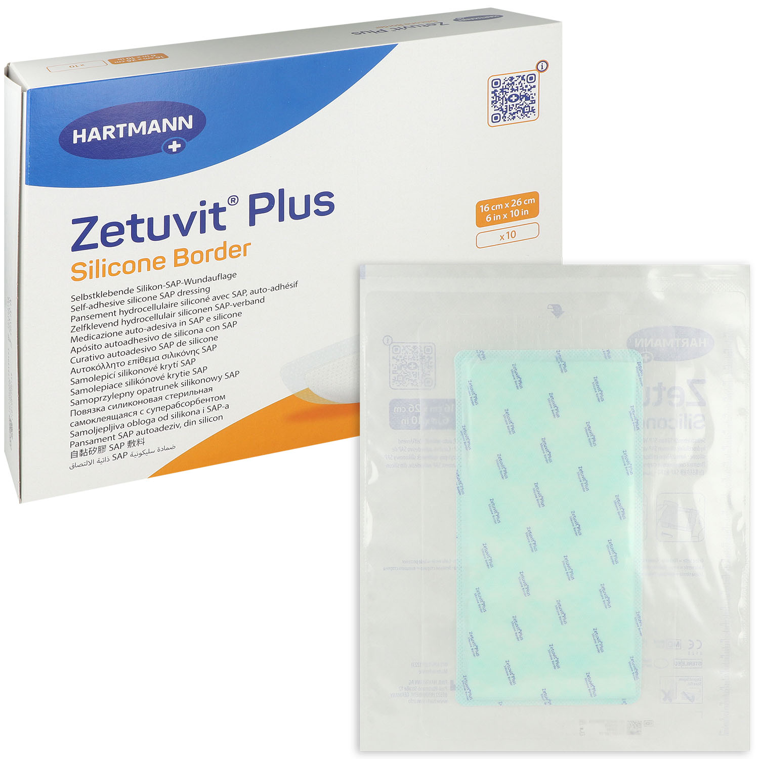 Zetuvit Plus Silicone Border steril
