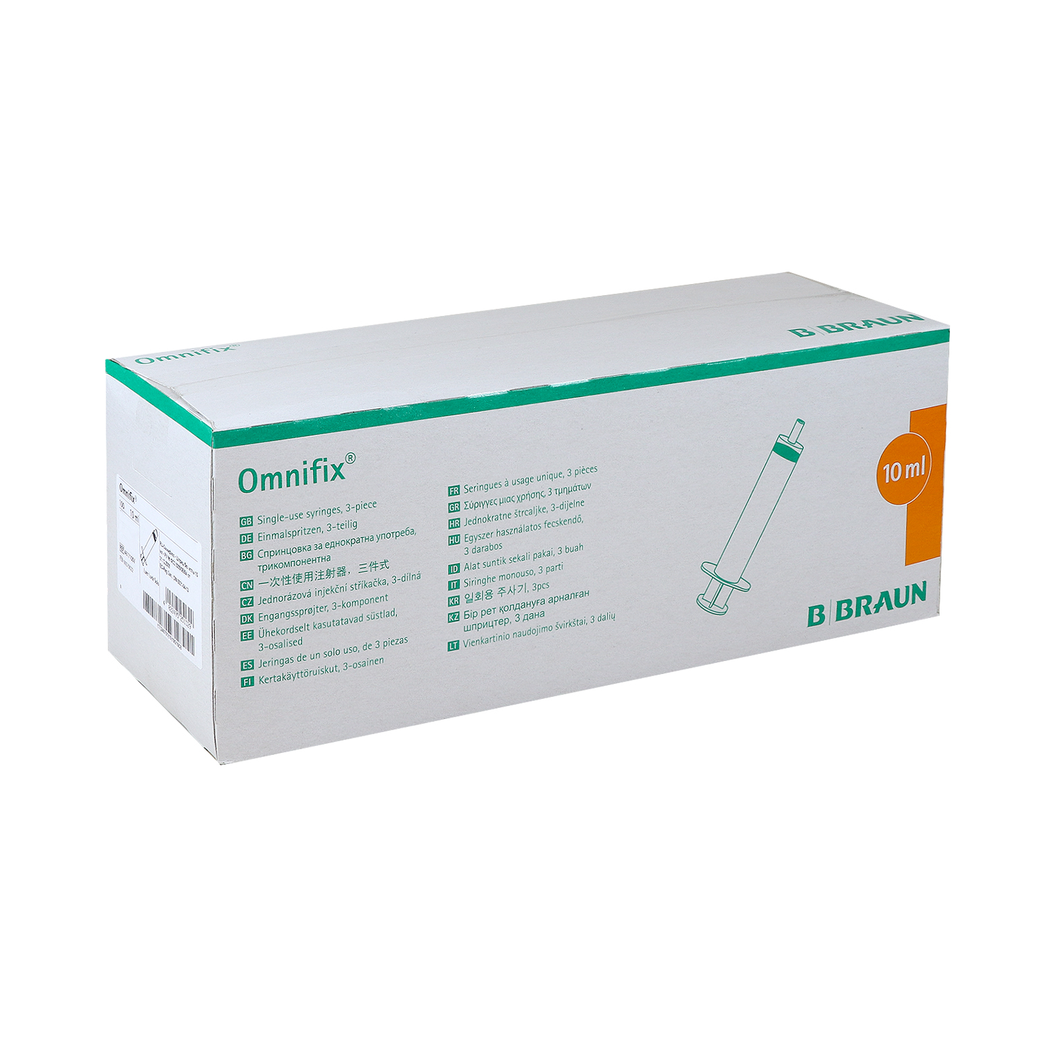Omnifix Solo, Einmalspritzen mit zentrischem Luer-Lock-Ansatz