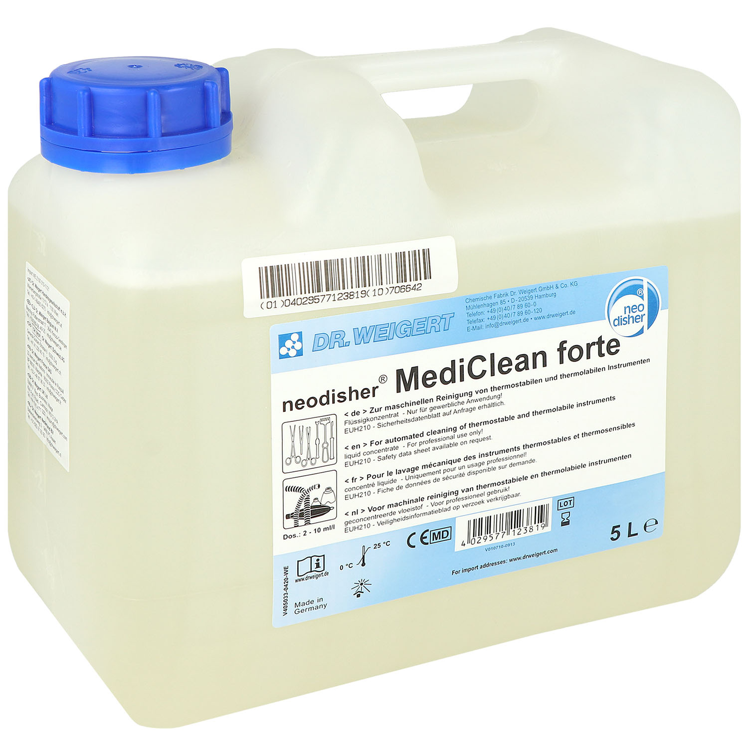 neodisher MediClean forte Reinigungsmittel, Flüssigkonzentrat