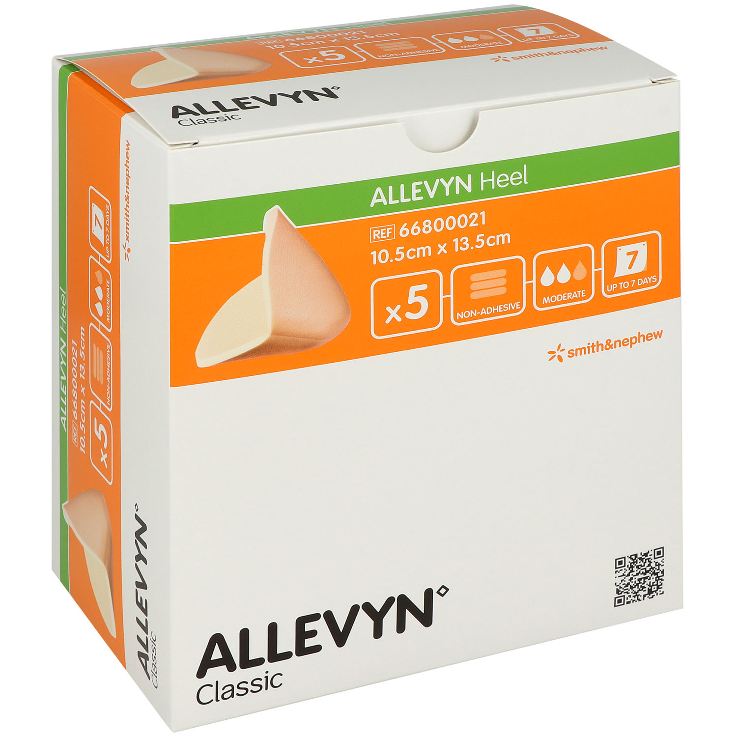 Allevyn Heel Fersenverband 10.5 x 13.5 cm - 5 Stück