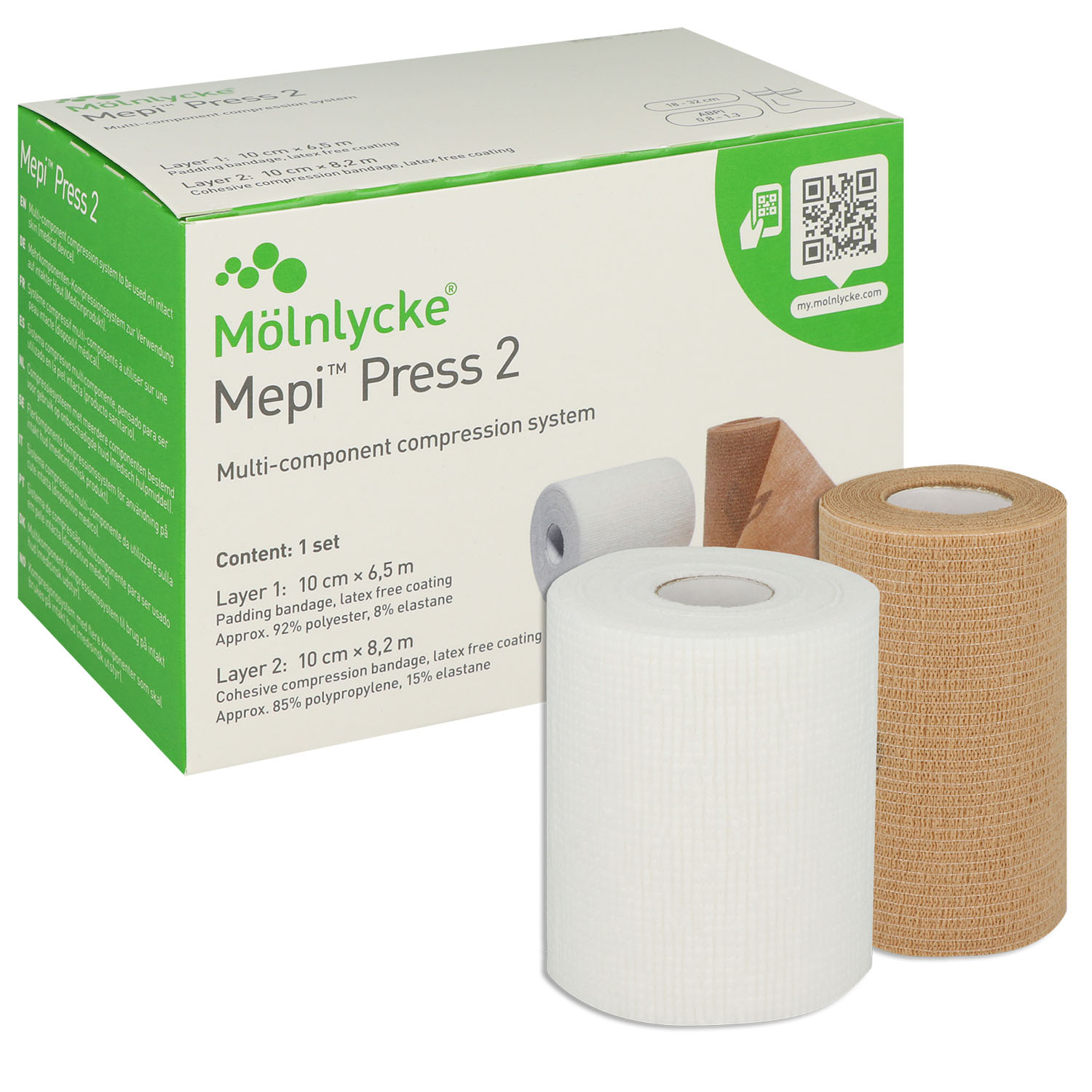 Mepi Press 2 Mehrkomponenten-Kompressionssystem