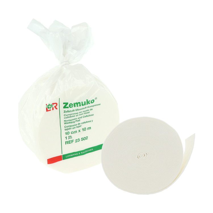 Zemuko Kompresse 10 m x 10 cm, gerollt