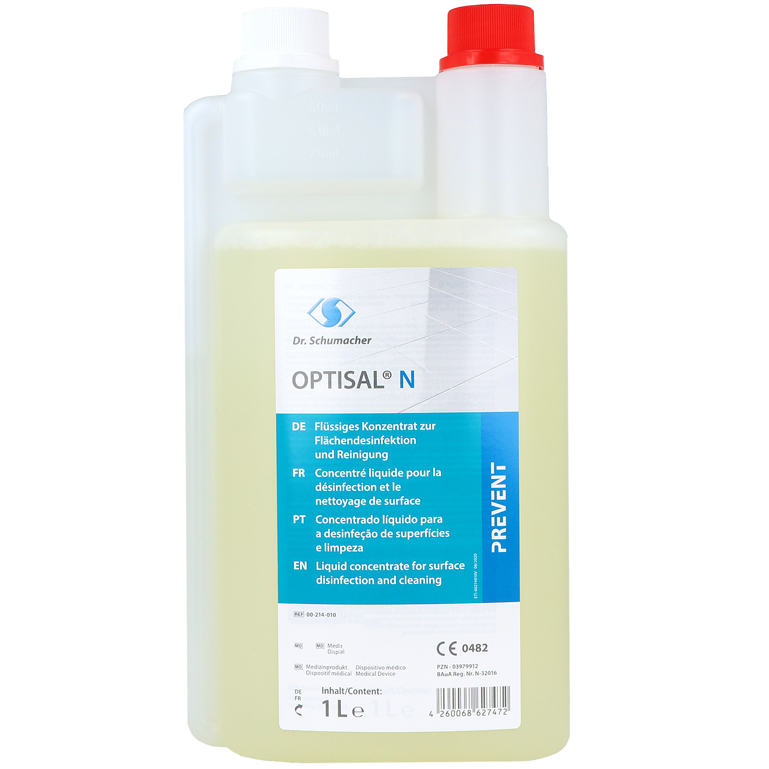 Optisal N, flüssiges Konzentrat zur Flächendesinfektion und Reinigung Optisal N, flüssiges Konzentrat zur Flächendesinfektion und Reinigung