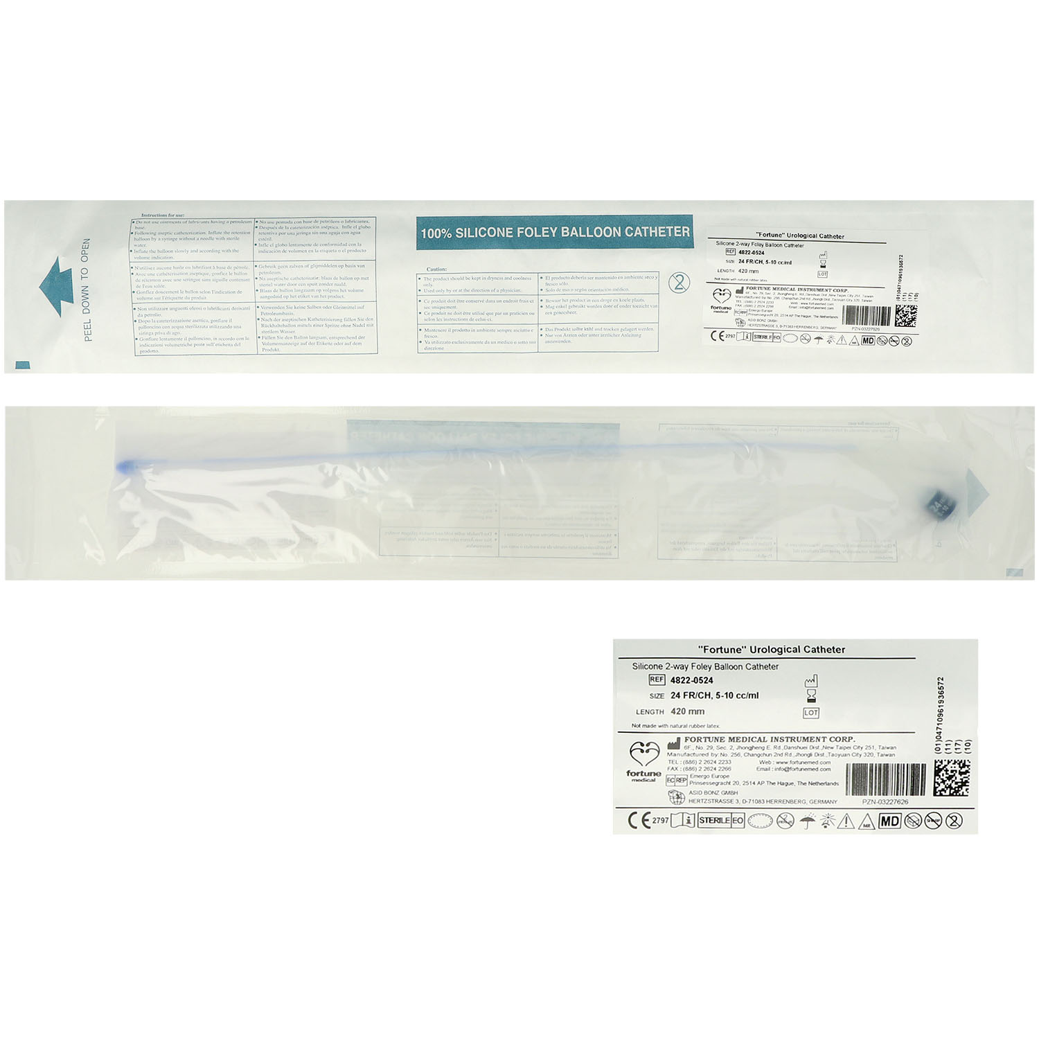 Nelaton Silikon-Ballonkatheter 