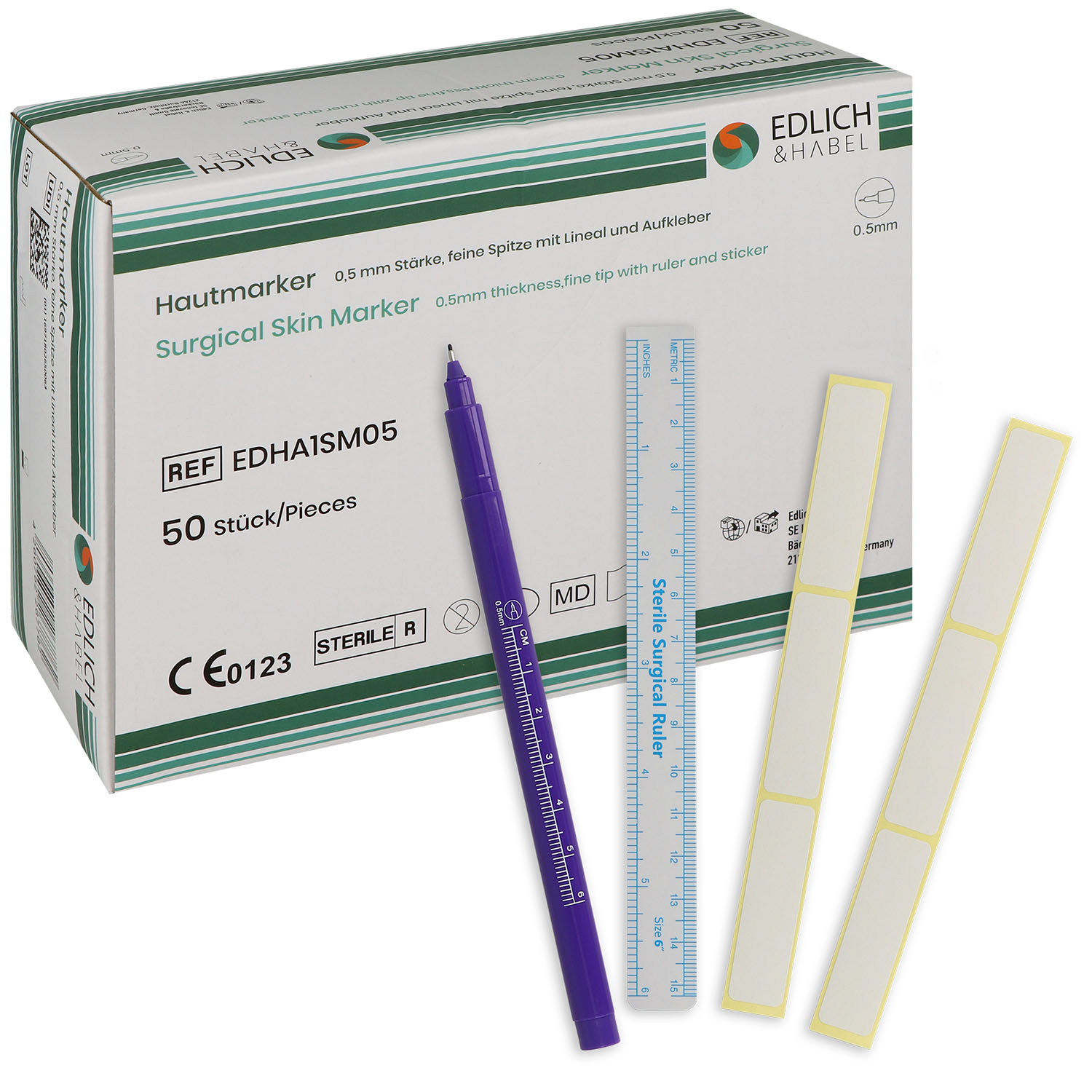 Hautmarker mit Nylonspitze, steril