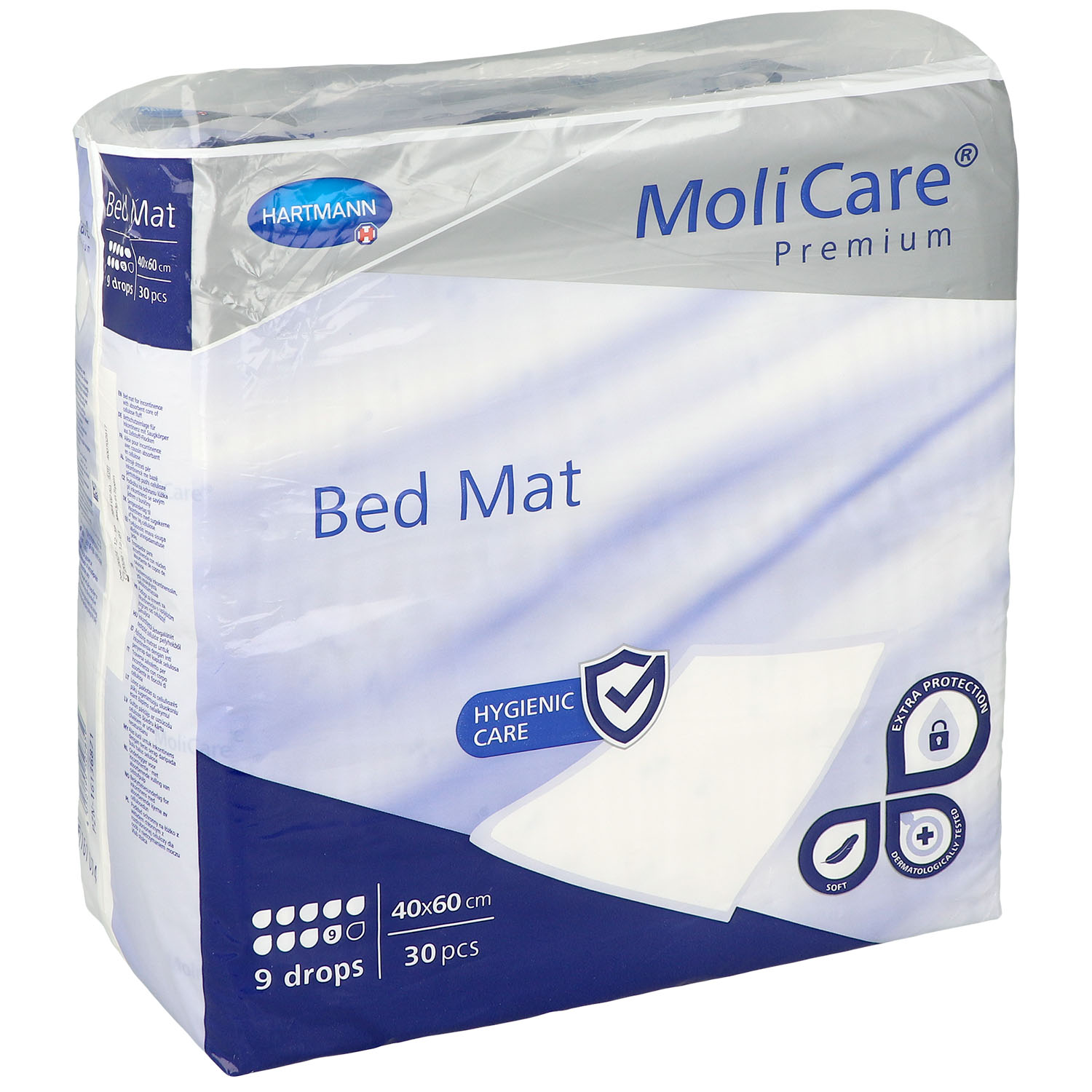 MoliCare Premium Bed Mat 9 Tropfen 40 x 60 cm - 30 Stück
