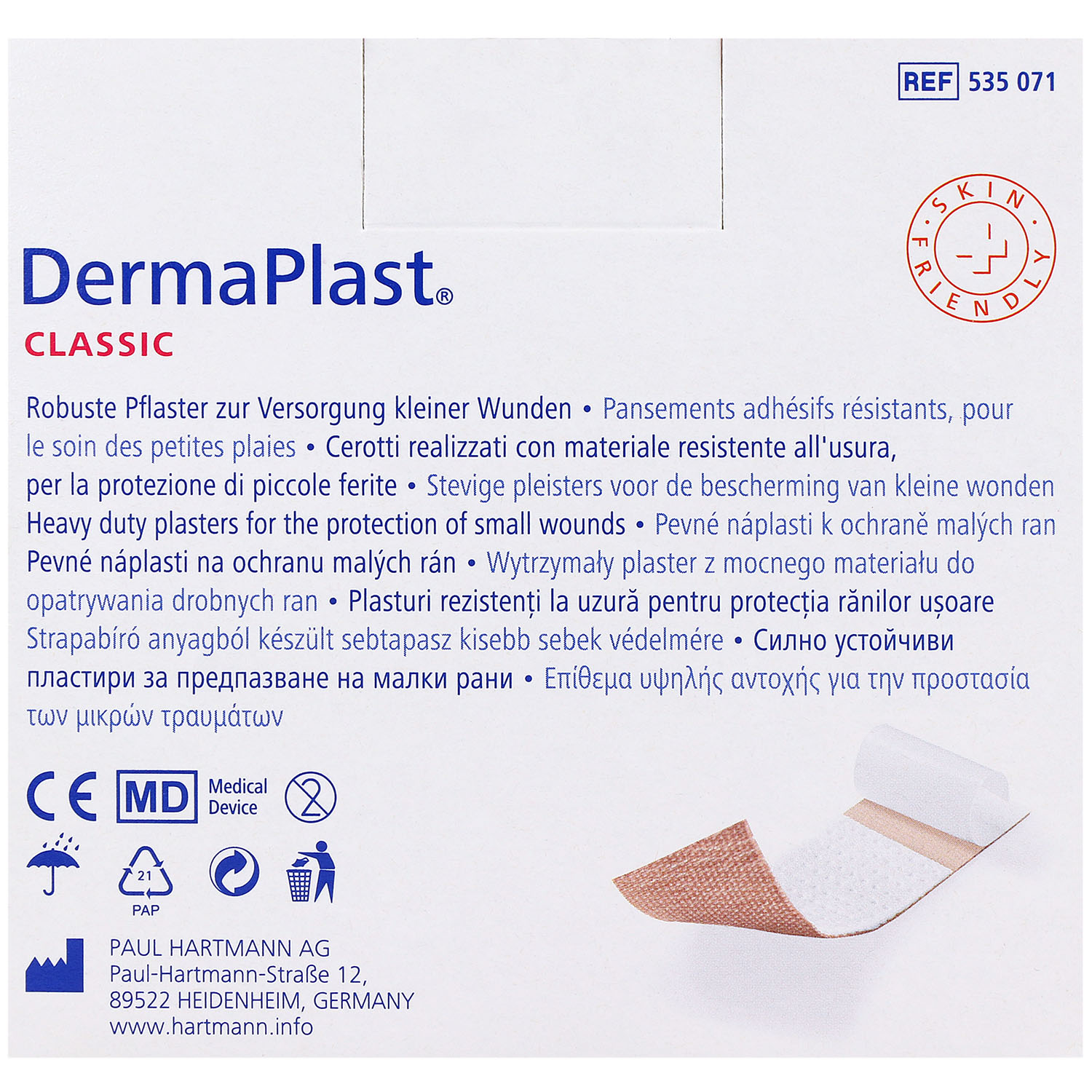 Hartmann DermaPlast classic Wundpflaster