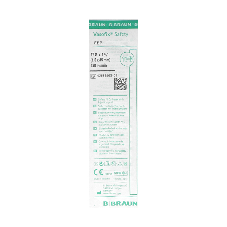 Vasofix Safety, Sicherheitsvenenverweilkanüle mit Zuspritzport
