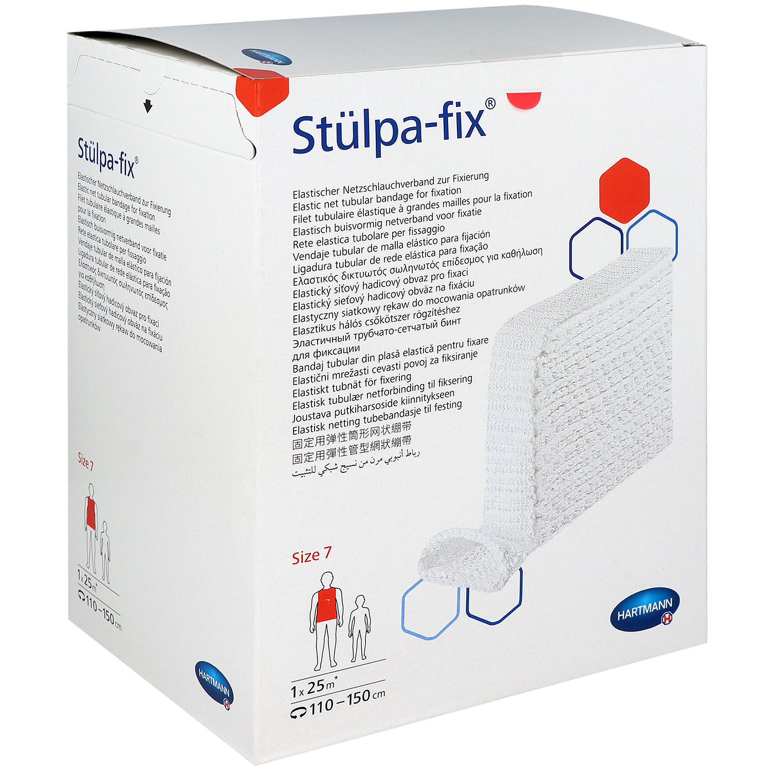 Stülpa-fix Netzschlauchverband Gr. 7 - 25 m lang