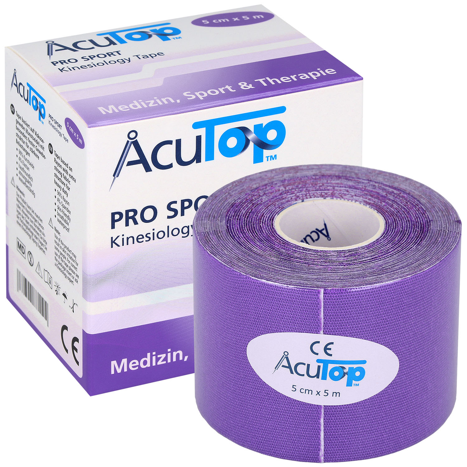 AcuTop Pro Sport Tape 5 cm x 5 m - lila