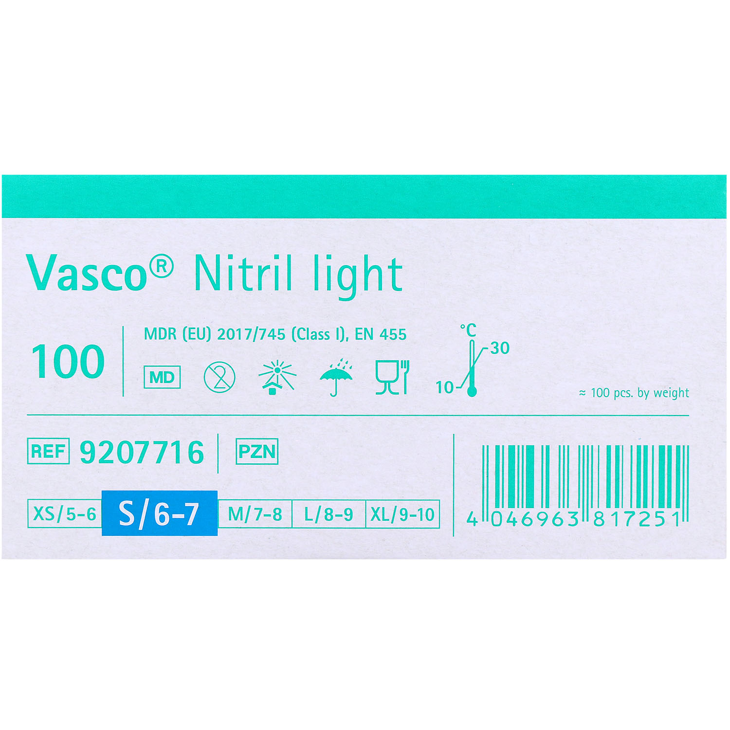 VASCO Nitril light Untersuchungshandschuhe