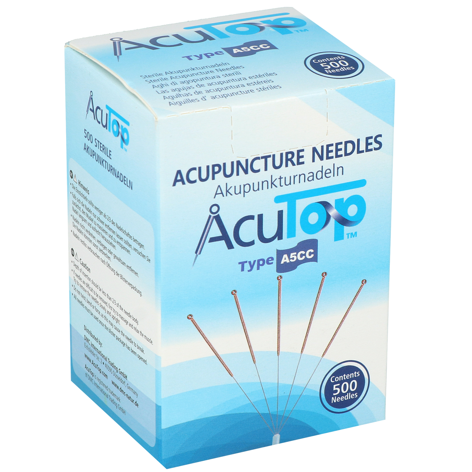AcuTop Akupunkturnadeln A5CC 0,20 x 25 mm 500 St.