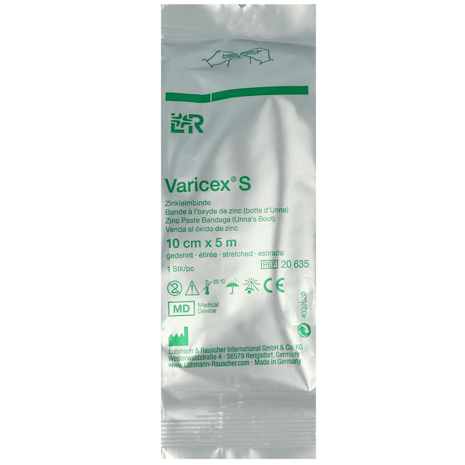 VARICEX S Zinkleimbinde von Lohmann & Rauscher