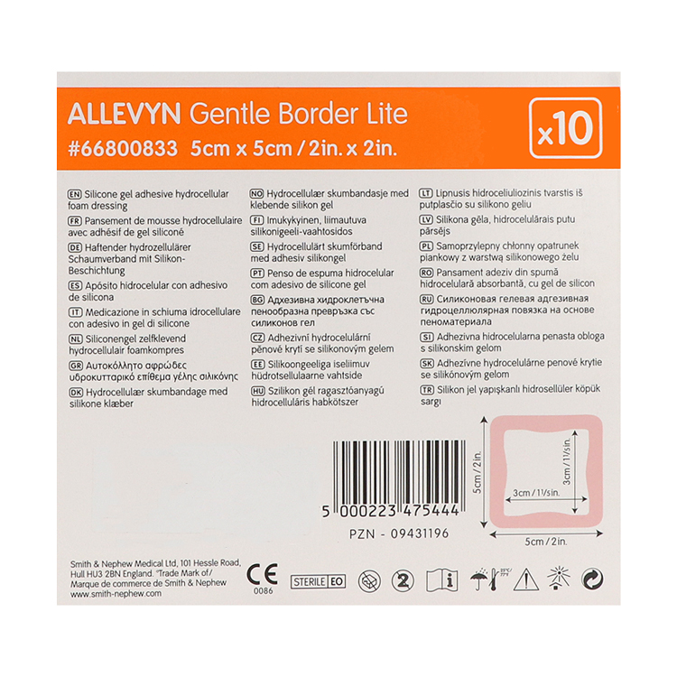 ALLEVYN Gentle Border Lite, Schaumverband ALLEVYN Gentle Border Lite, Schaumverband