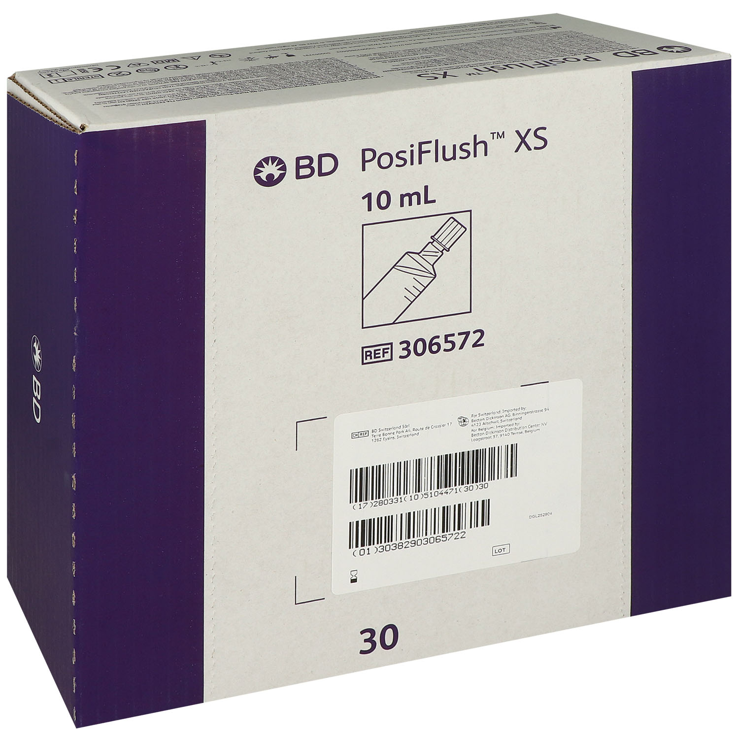 BD PosiFlush XS Spülsystem mit Kochsalzlösung