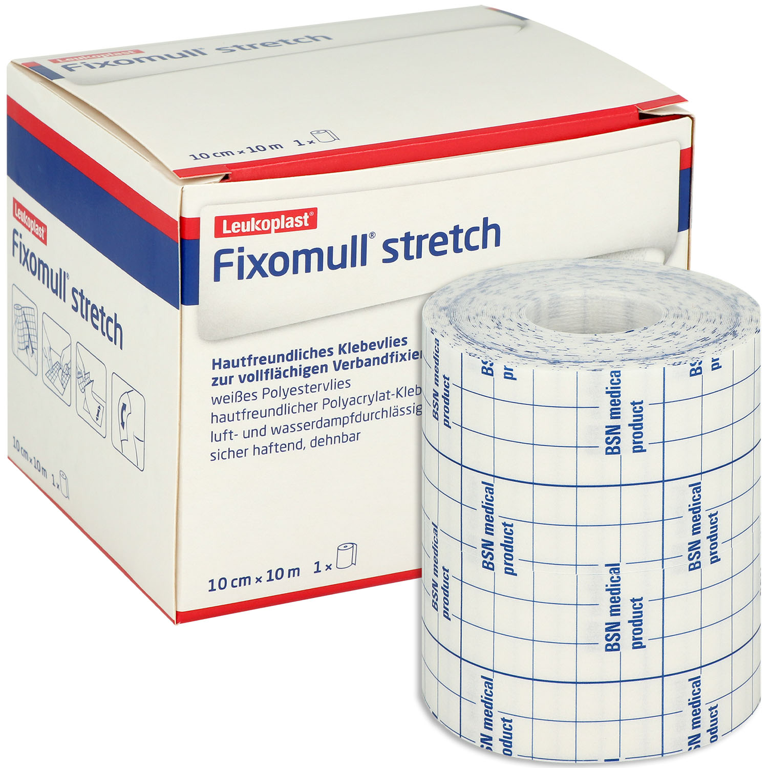 FIXOMULL stretch - 10 cm x 10 m - 1 St.