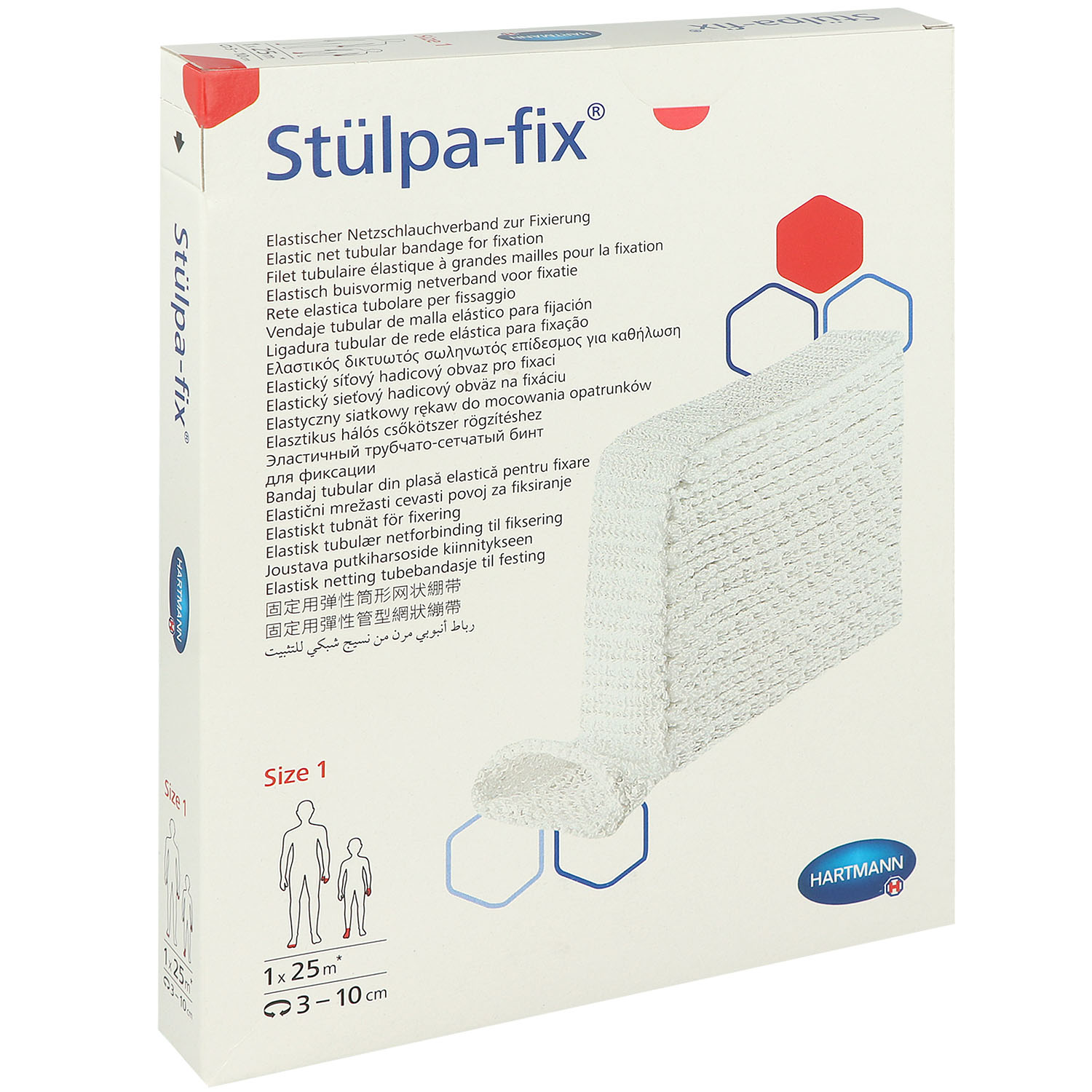 Stülpa-fix Netzschlauchverband Gr. 1 - 25 m lang