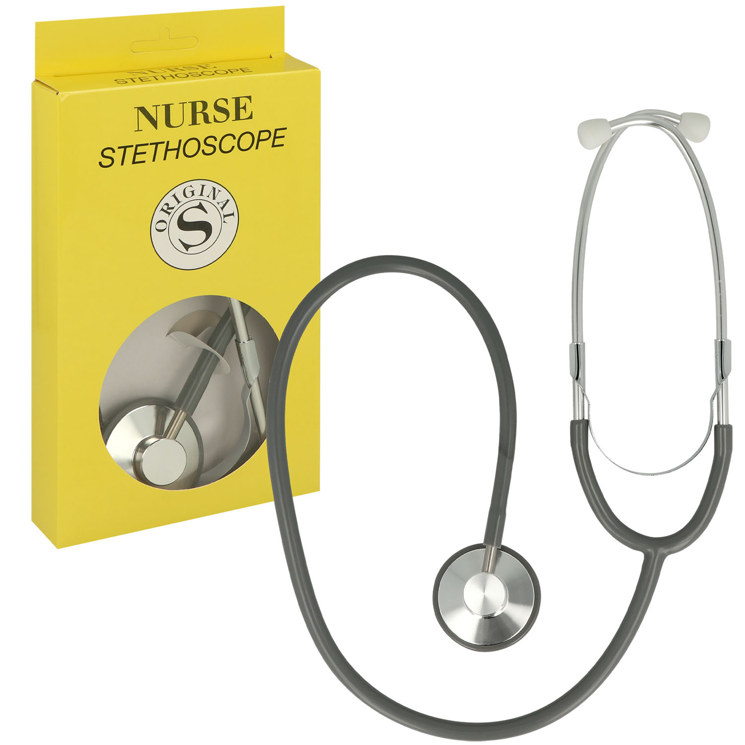 Flachkopfstethoskop Schwester grau - 1 St.