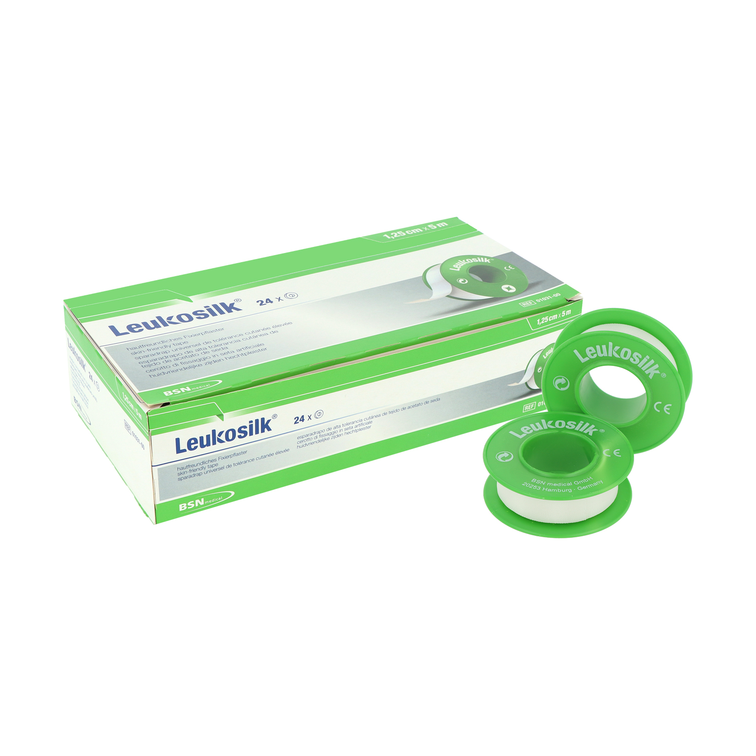 Leukosilk 1,25 cm x 5 m - 24 St. Fixierpflaster