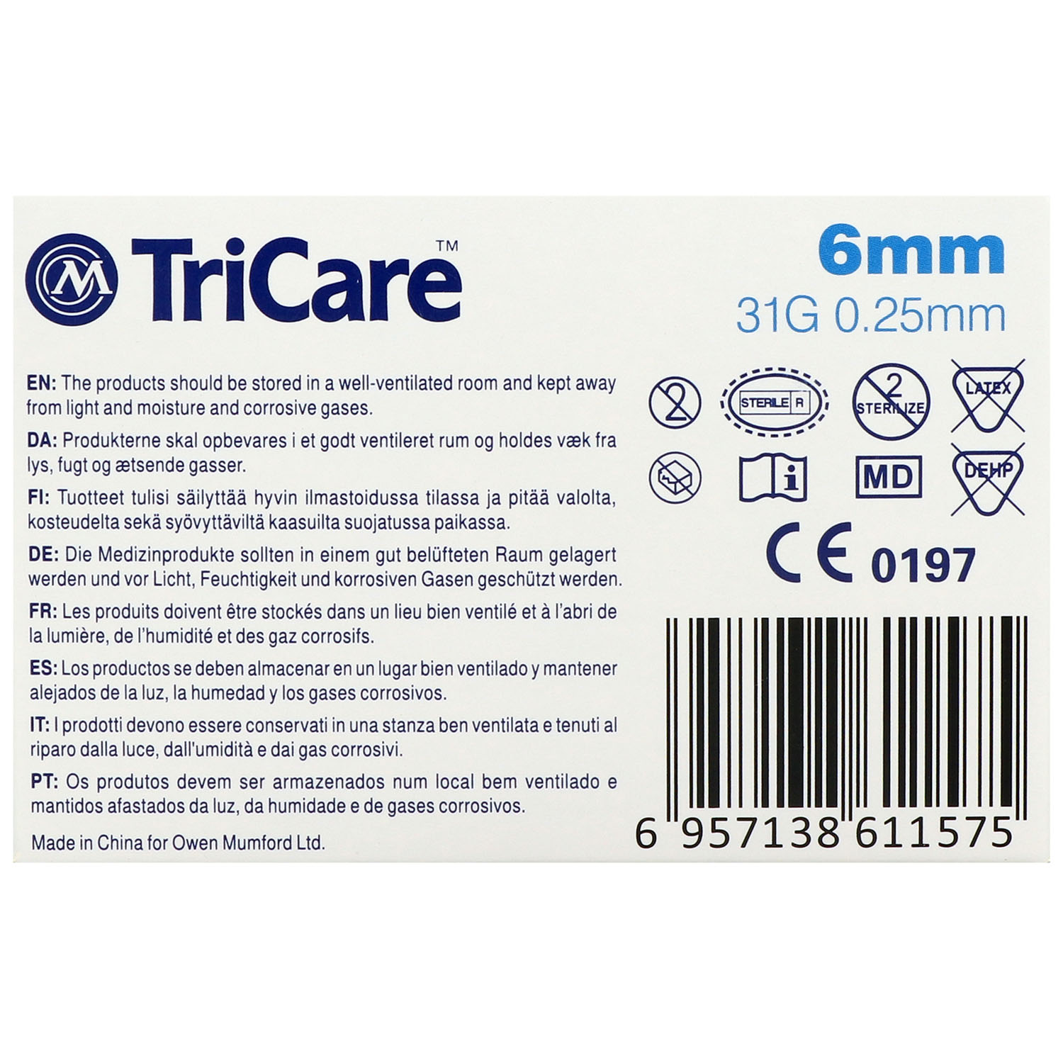 TRICARE Pen-Nadeln