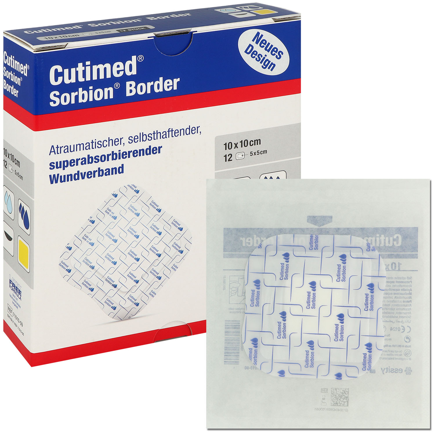 CUTIMED Sorbion Border Wundauflage  steril