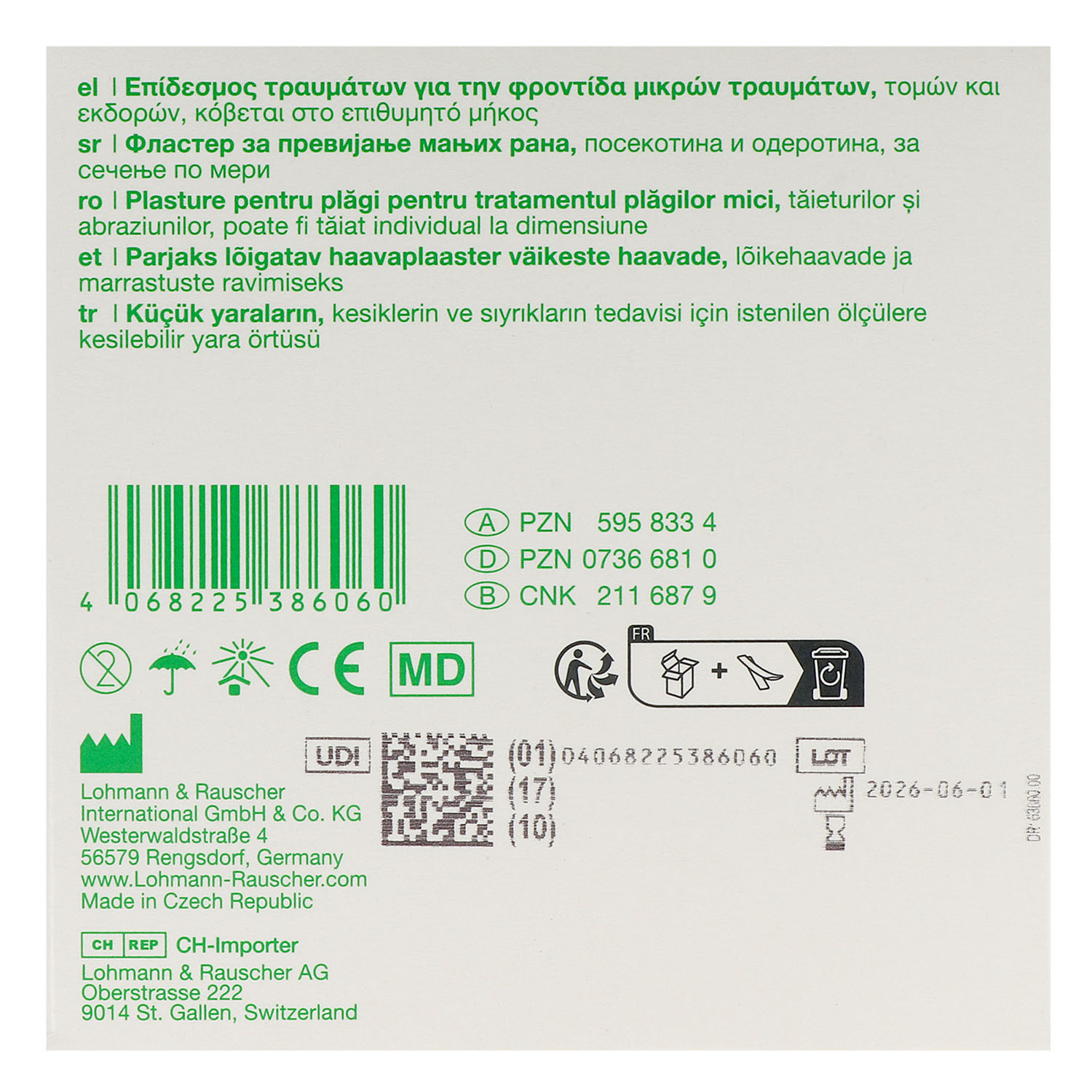 Curaplast Sensitive Wundschnellverband