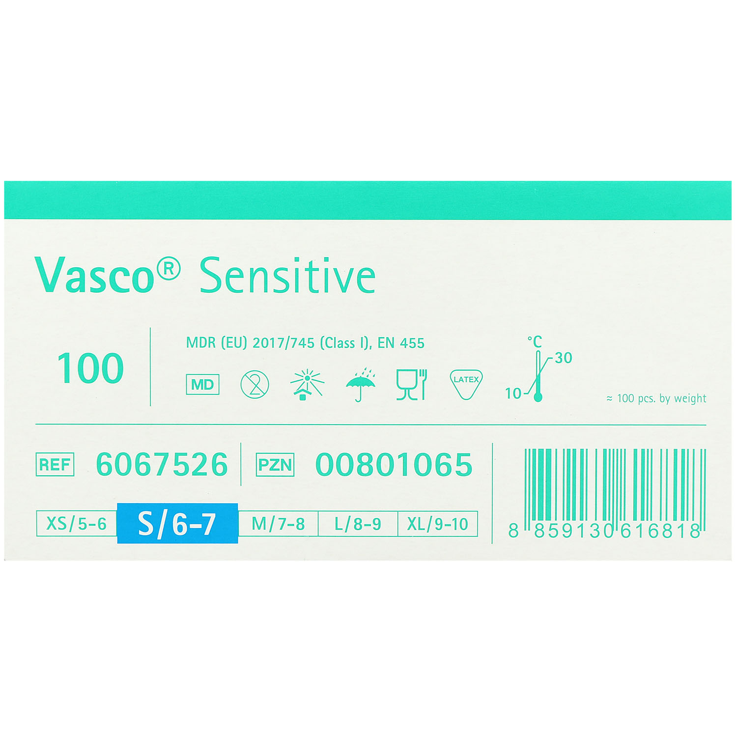VASCO sensitive Untersuchungshandschuhe aus Latex