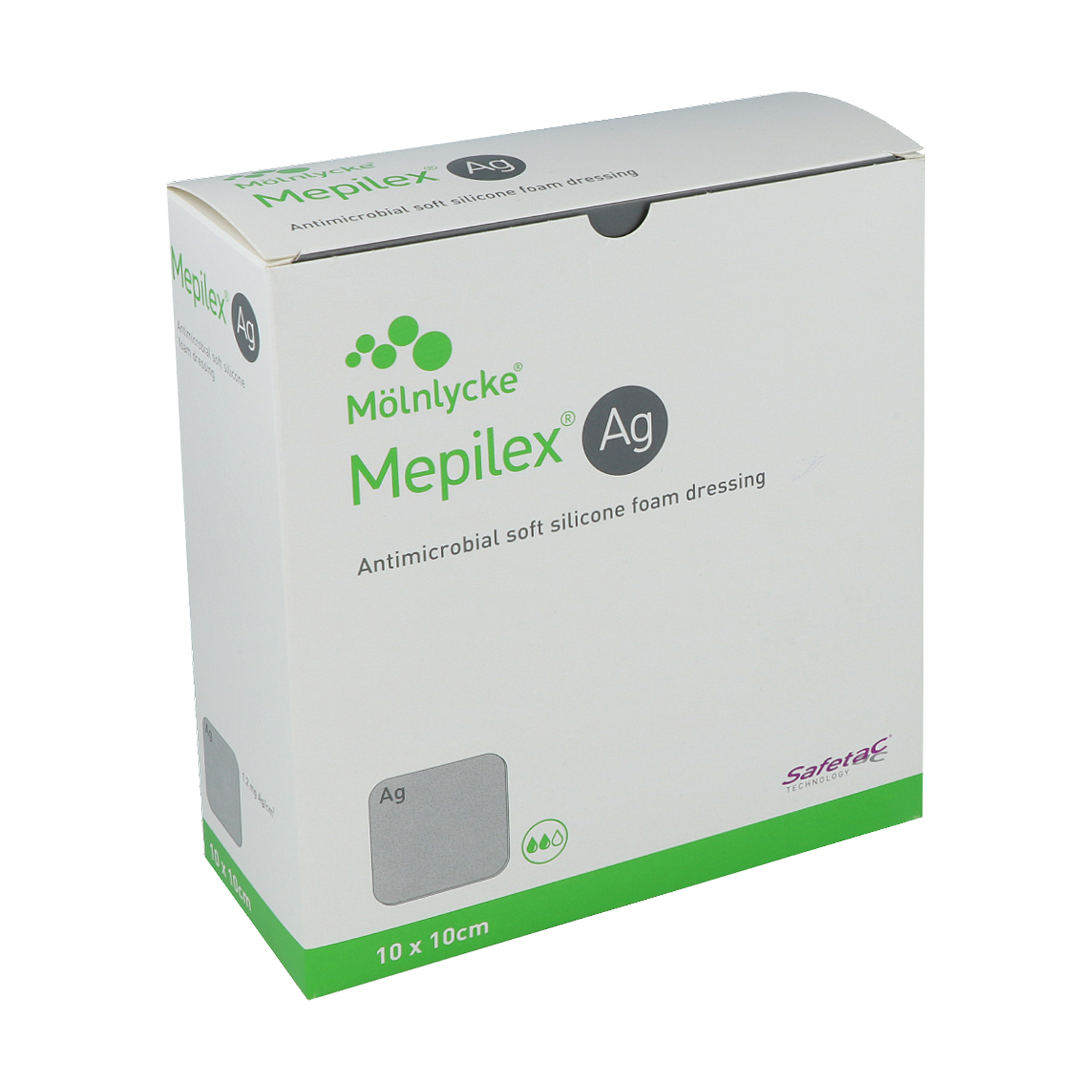 Mepilex Ag antimikrobieller Schaumverband mit Silber, steril