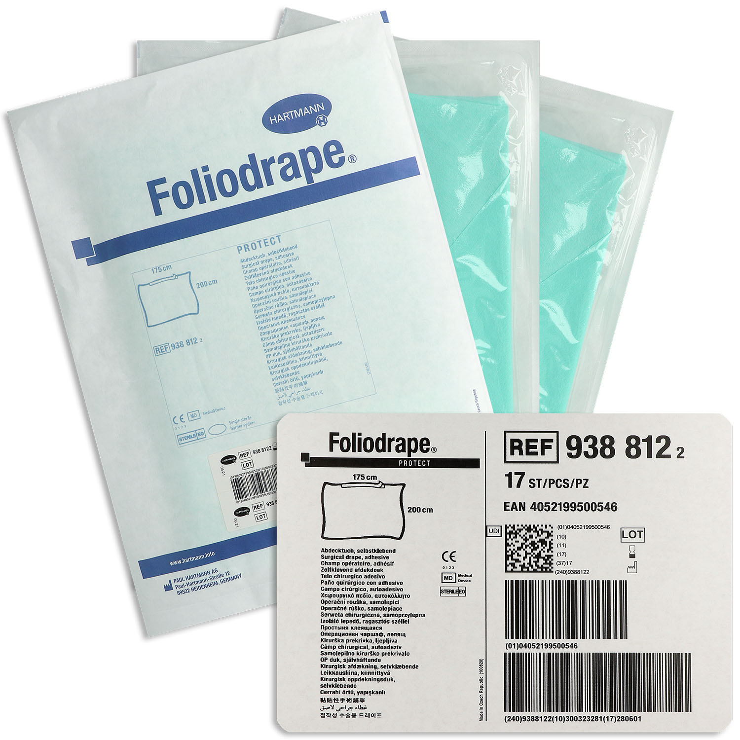 Foliodrape Protect Abdecktücher steril einzeln verpackt Foliodrape Protect Abdecktücher steril einzeln verpackt