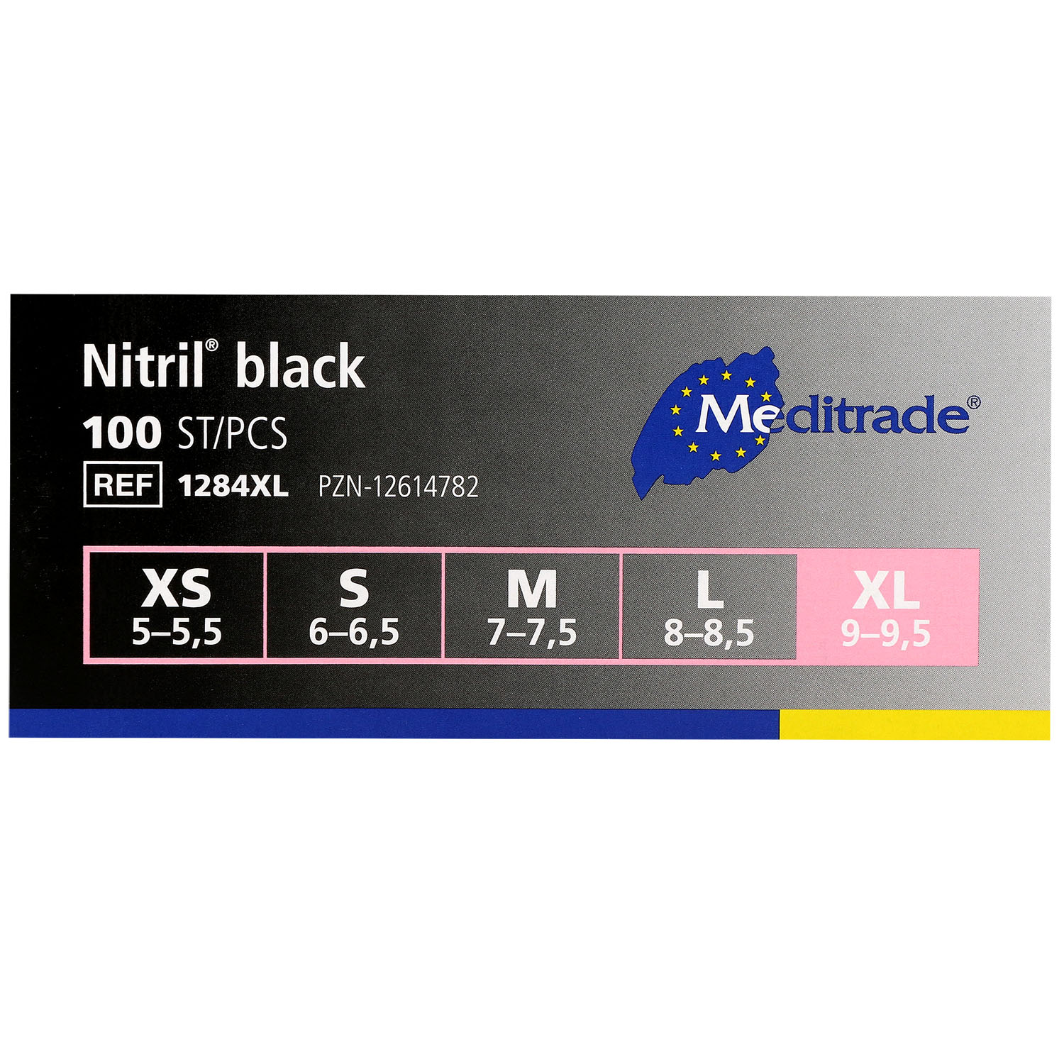 Nitril Black Nitrilhandschuhe puderfrei schwarz