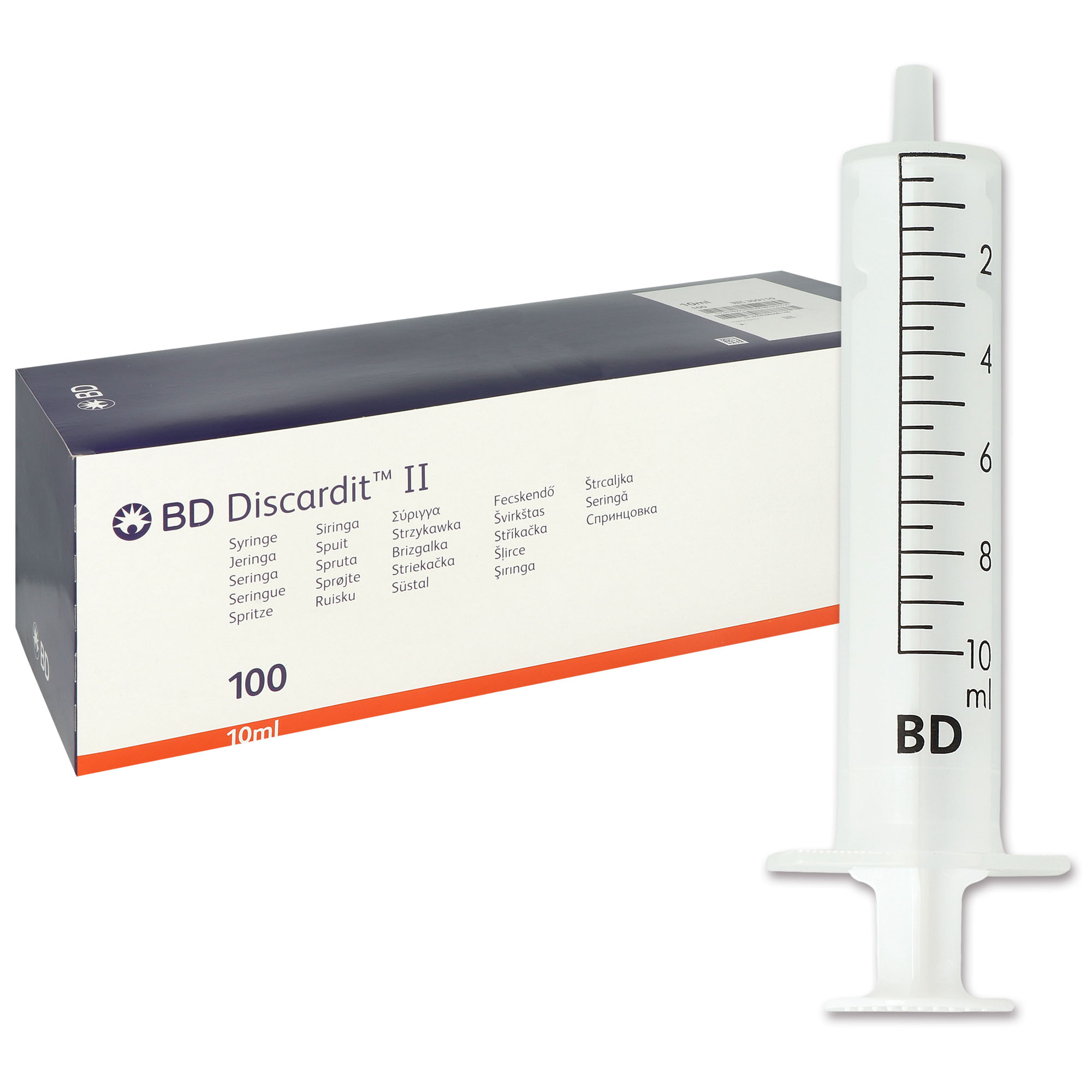 BD Discardit II Einmal-Spritzen 10 ml - exzentrisch - 100 St.