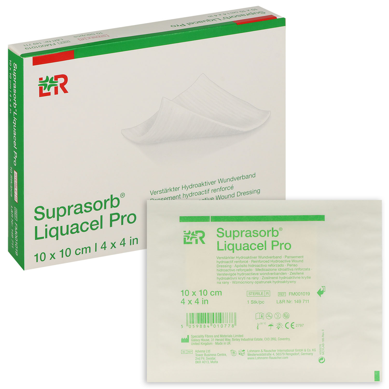 Suprasorb Liquacel Pro, hydroaktiver Wundverband, steril