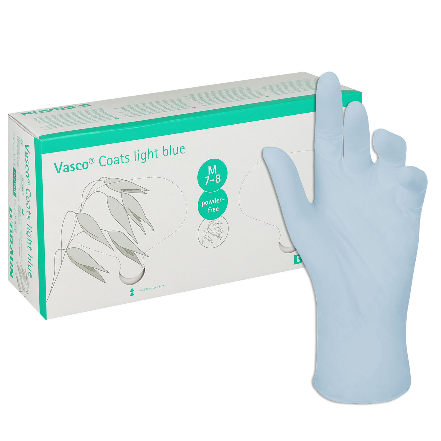 Vasco Coats light blue Untersuchungshandschuhe